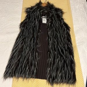NWT - Womens Faux Fur Vest